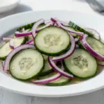 tangy cucumber salad - featured image