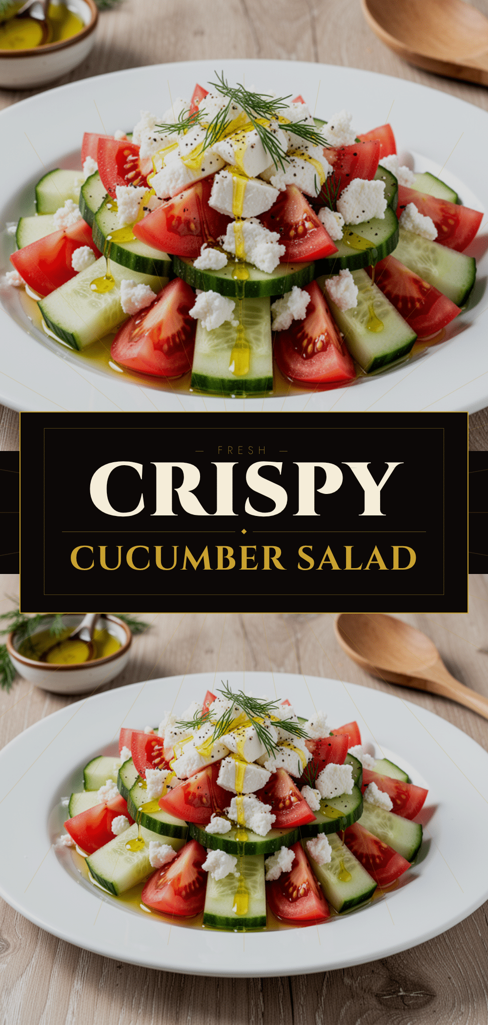 Tangy Cucumber Tomato Feta Salad: 5-Ingredient Easy Recipe 5 Tangy Cucumber Tomato Feta Salad recipe