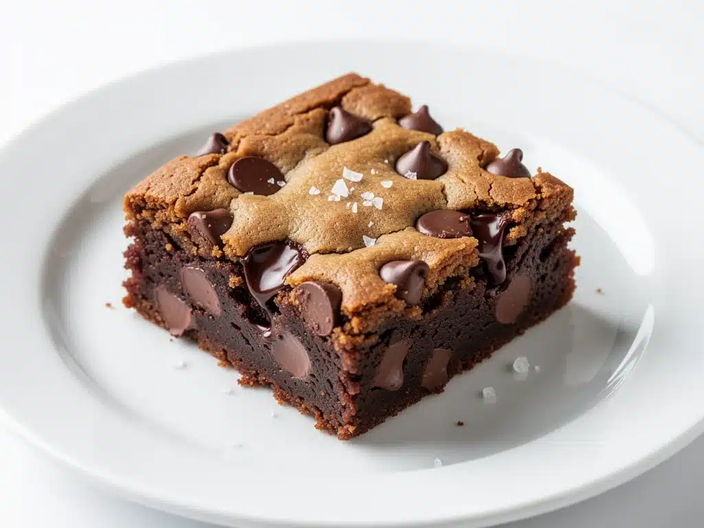 Home 2 Ultra-Fudgy Brown Butter Chocolate Chip Cookie Bars - featured image