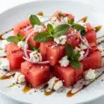 watermelon feta salad - featured image