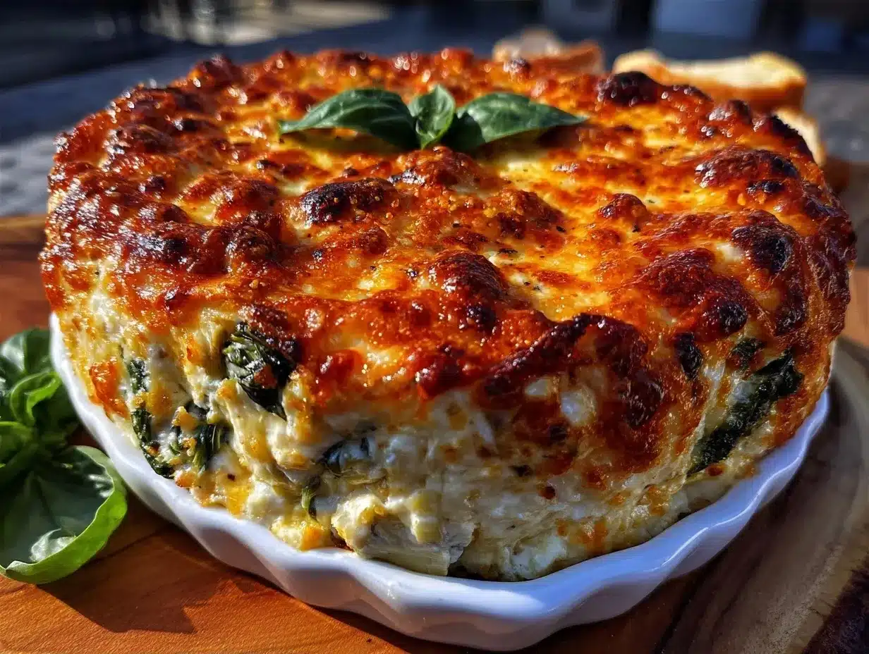 Baked Spinach Artichoke Dip: Easy 20-Minute Seasonal Recipe 4 baked spinach artichoke dip preparation steps