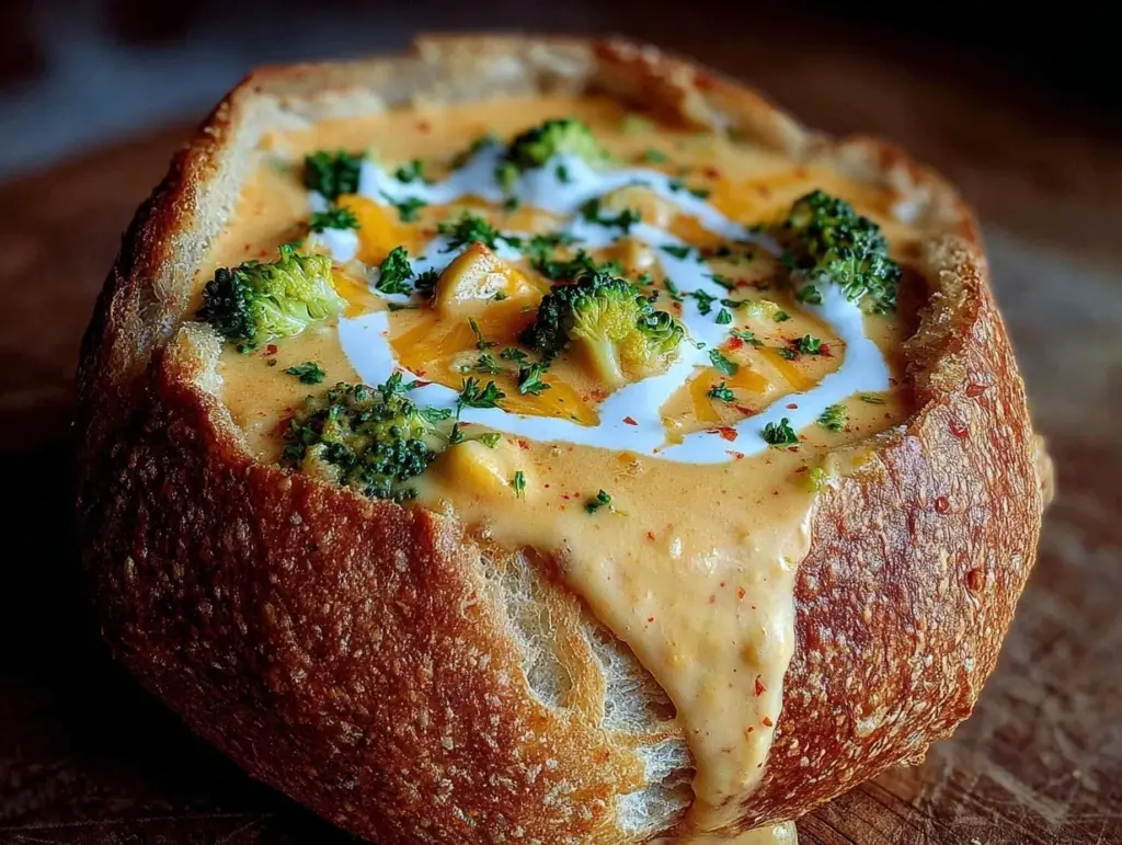 Home 7 broccoli cheddar soup - featured image