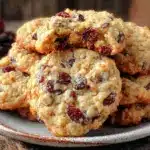 chewy oatmeal raisin cookies - featured image