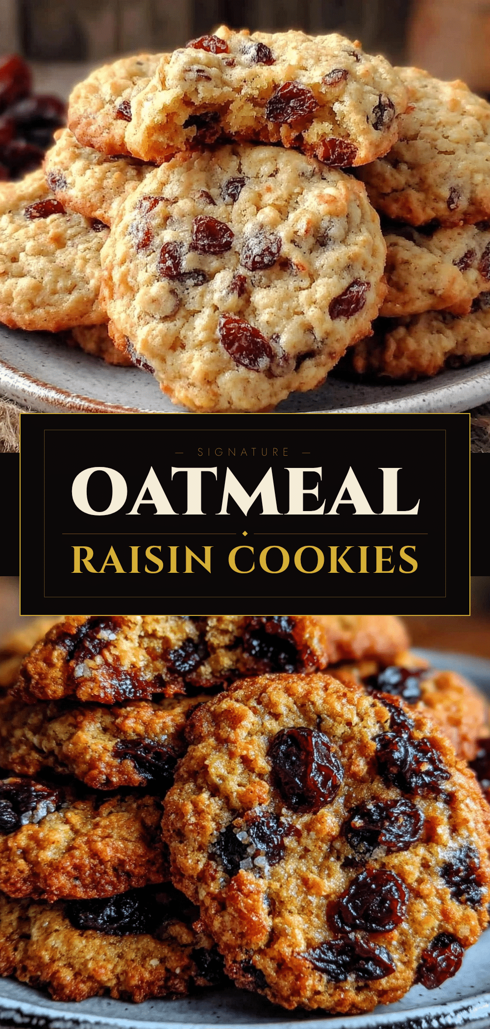 Chewy Oatmeal Raisin Cookies: 4 Freezer-Friendly Portions 5 chewy oatmeal raisin cookies recipe