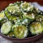 creamy cucumber salad kids can make - featured image