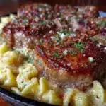 creamy garlic parmesan pork chops meal prep - featured image