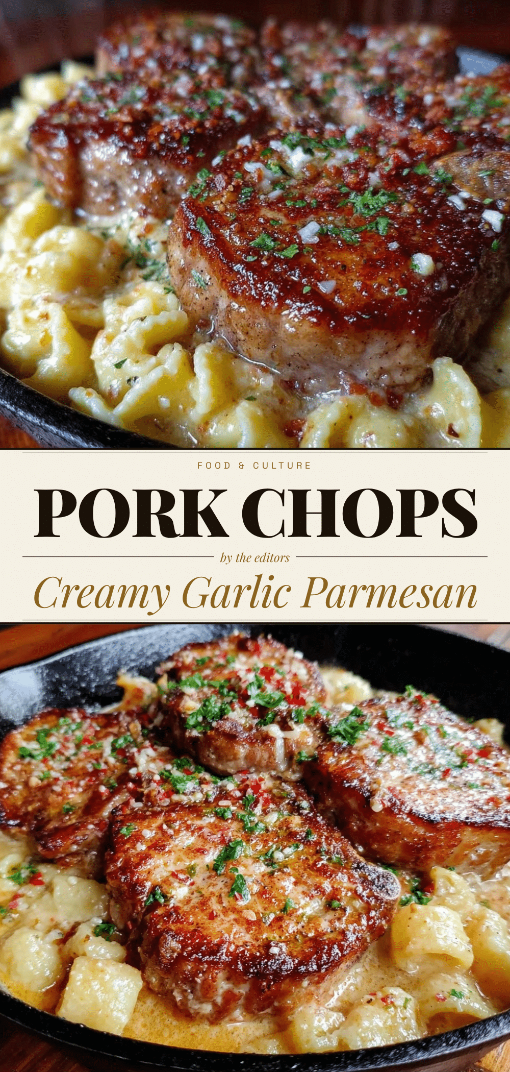 Creamy Garlic Parmesan Pork Chops Meal Prep 5 creamy garlic parmesan pork chops meal prep recipe