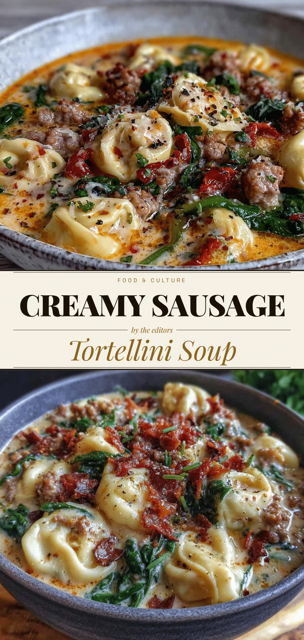 Creamy Tortellini Soup: Self-Care Recipe for Tired Days 5 creamy tortellini soup recipe