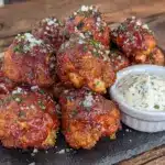 crispy buffalo cauliflower bites - featured image