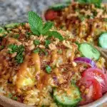 crispy rice salad - featured image