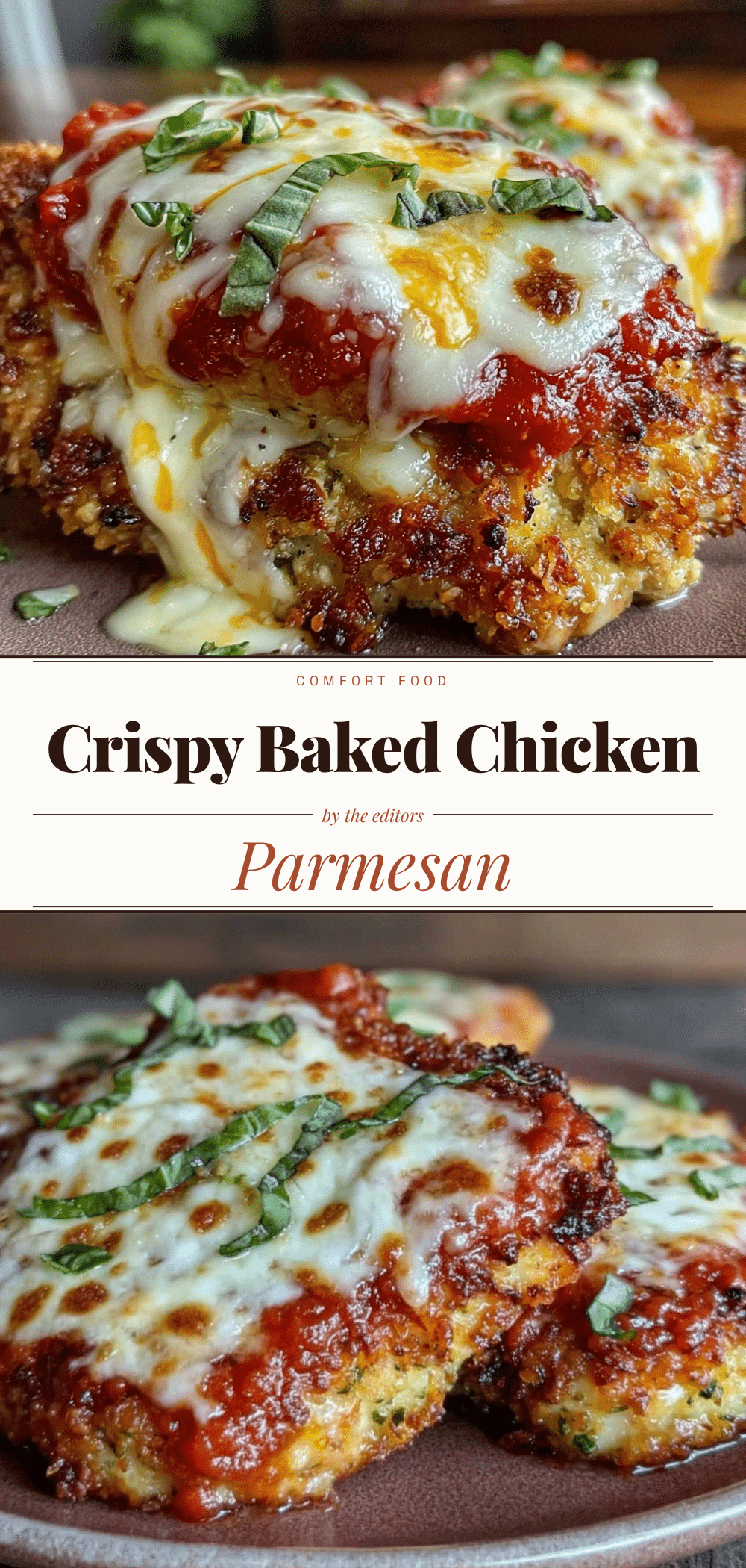 Easy Baked Chicken Parmesan with Crispy Panko: Gluten-Free 5 Easy Baked Chicken Parmesan with Crispy Panko recipe