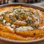 easy butternut squash soup with brown butter - featured image
