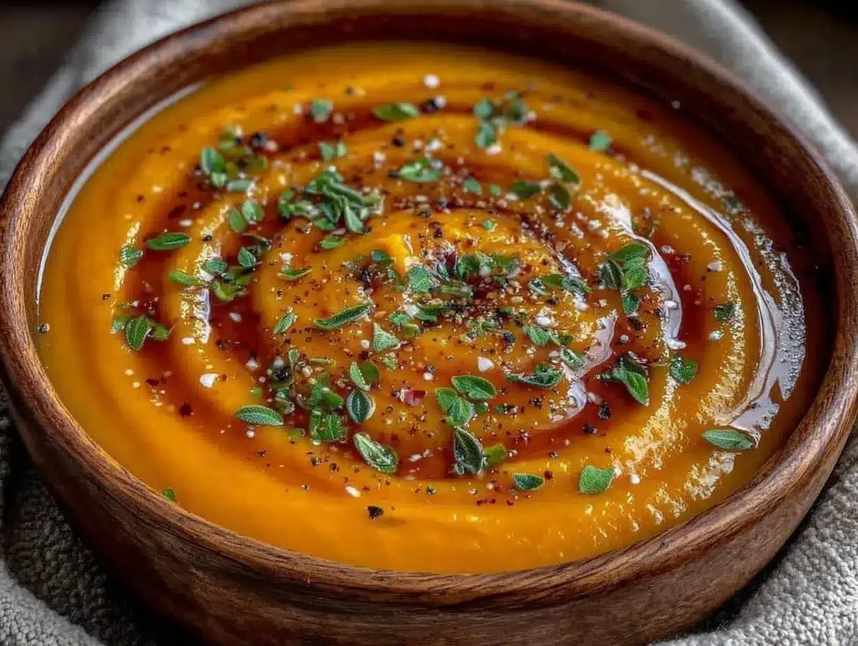 Easy Butternut Squash Soup with Brown Butter: 1-Pot Weeknight Dinner 4 easy butternut squash soup with brown butter preparation steps