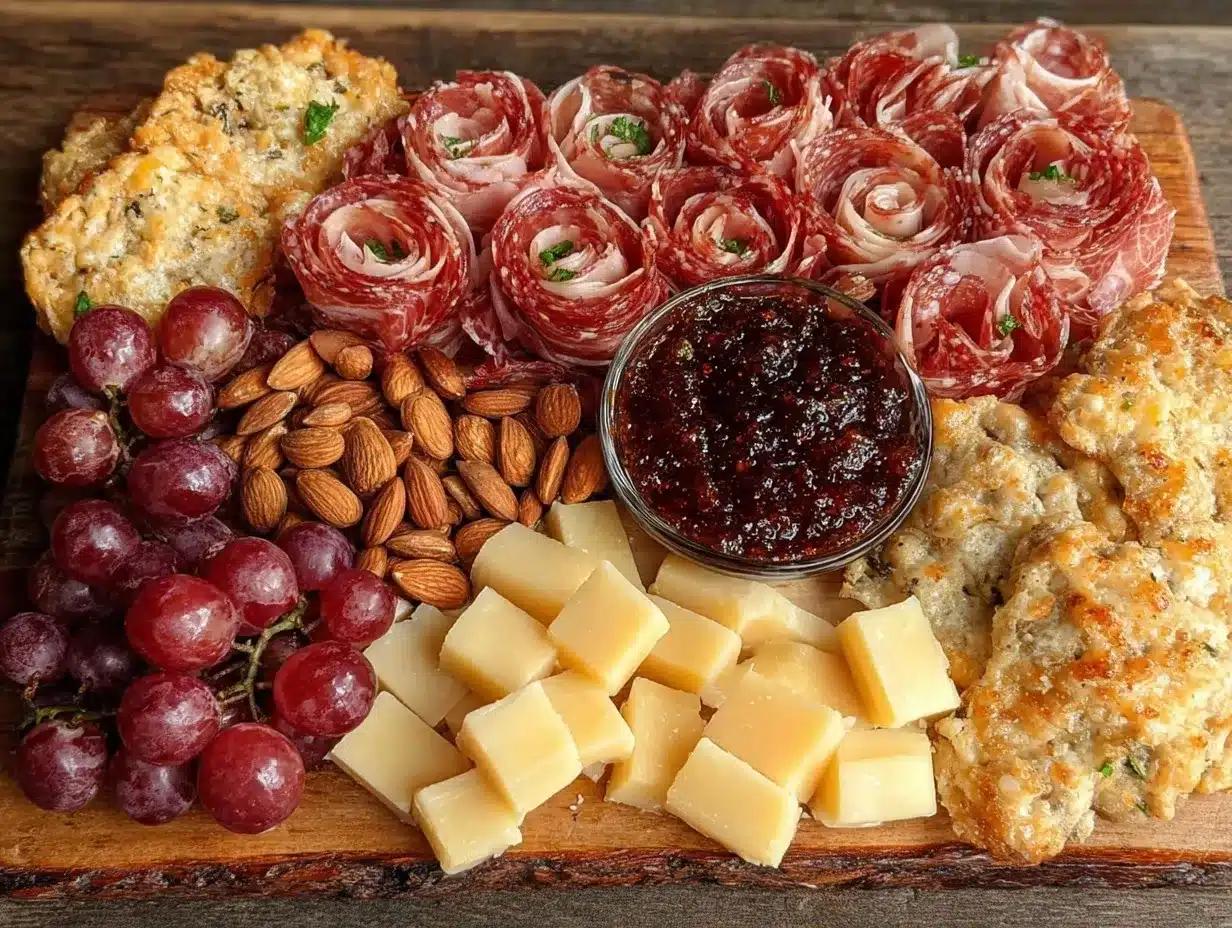 Easy Charcuterie Board: Perfect Prosciutto Roses 4 easy charcuterie board preparation steps