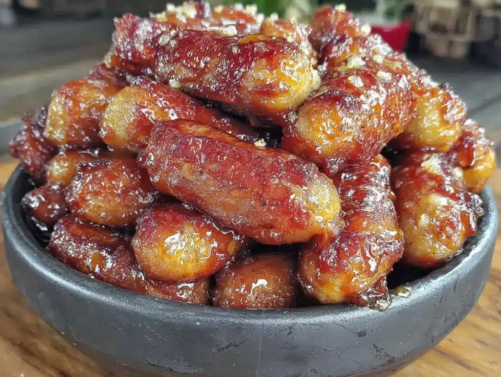 Easy Crockpot Honey BBQ Little Smokies - featured image
