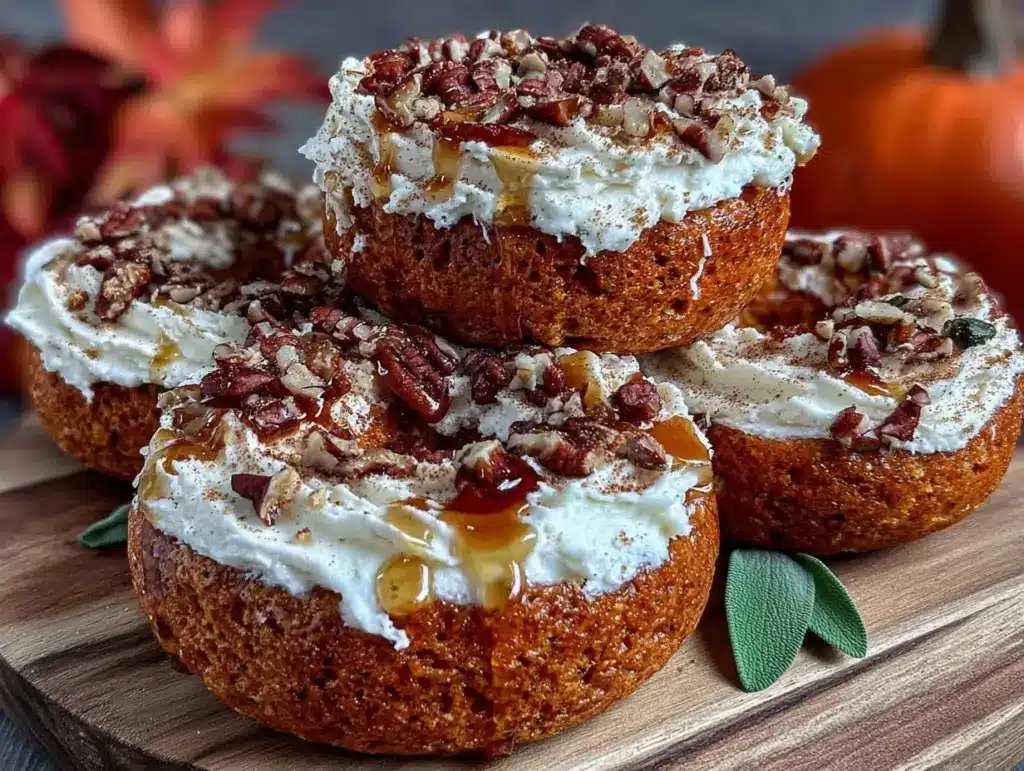 easy fall pumpkin bagels - featured image