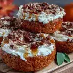 easy fall pumpkin bagels - featured image