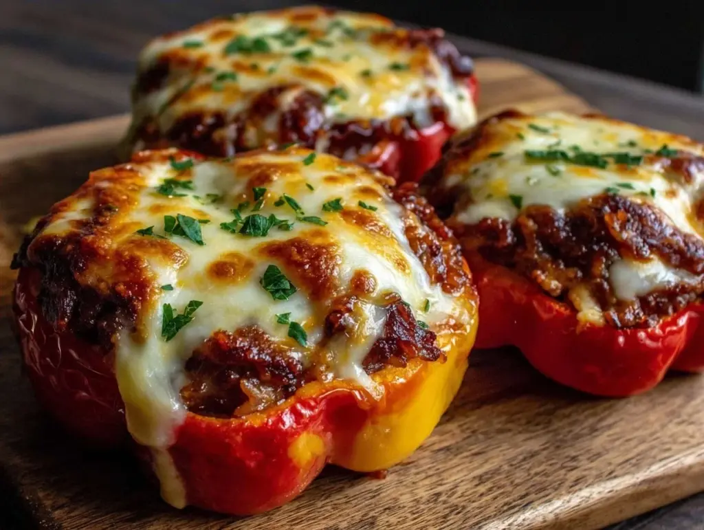 easy stuffed bell peppers - featured image