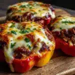 easy stuffed bell peppers - featured image