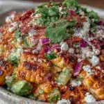 Elote Mexican Street Corn Salad Meal Prep - featured image