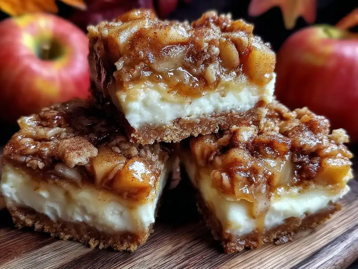 Kids Love These Fall Apple Cheesecake Bars 4 fall apple cheesecake bars preparation steps