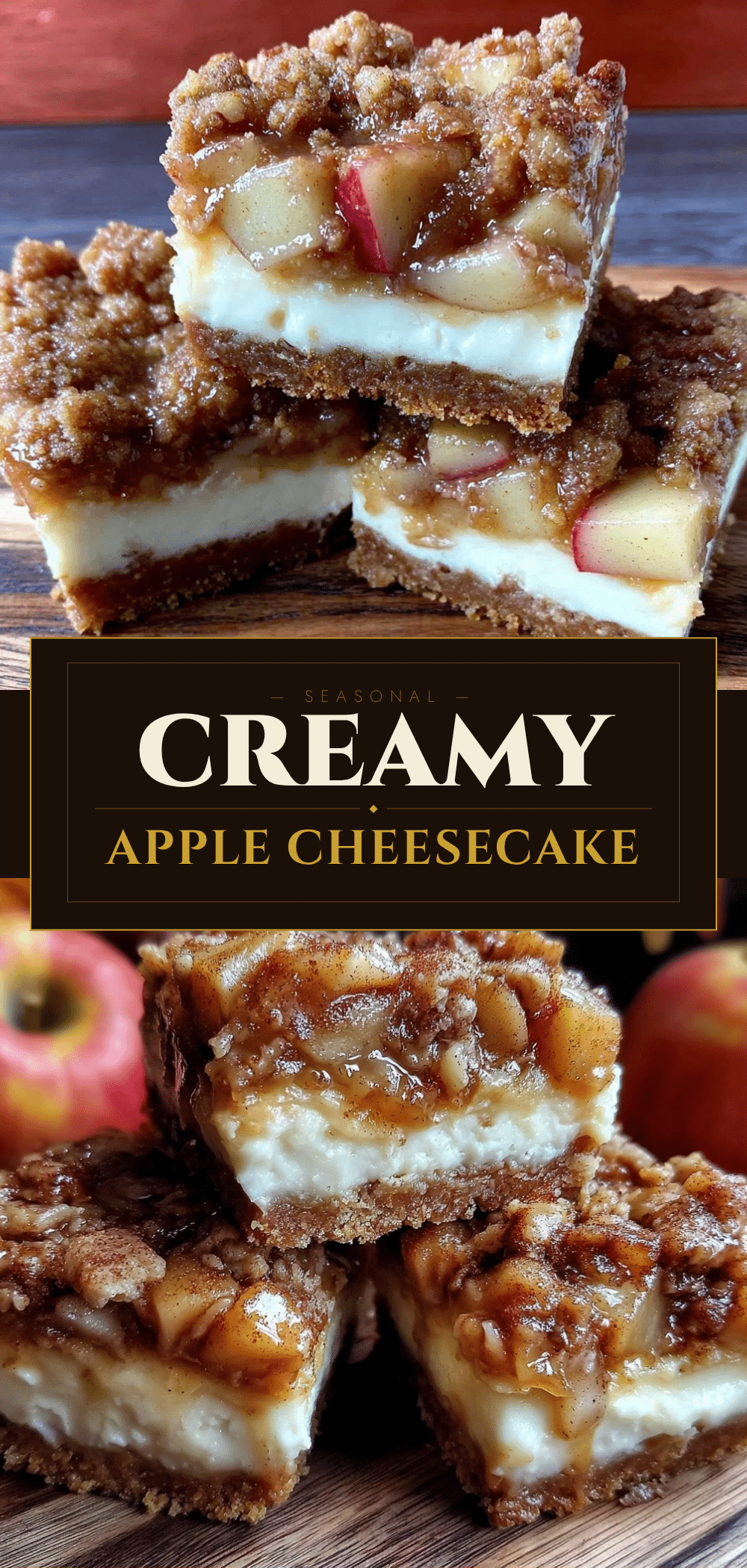 Kids Love These Fall Apple Cheesecake Bars 5 fall apple cheesecake bars recipe