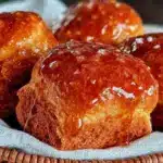 fluffy homemade dinner rolls - featured image
