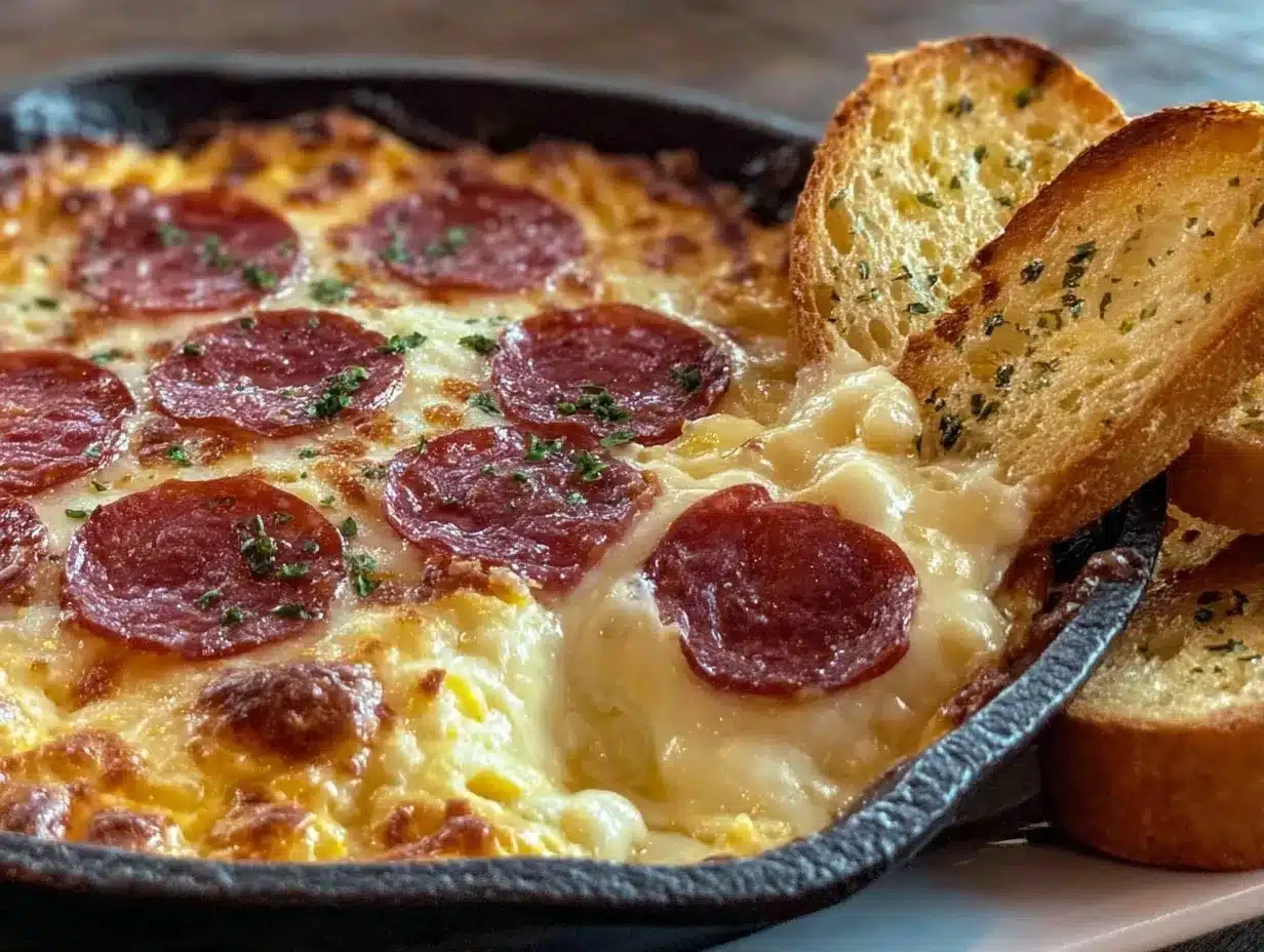Game Day Pepperoni Pizza Dip: Gentle Self-Care Comfort 4 Game Day Pepperoni Pizza Dip preparation steps