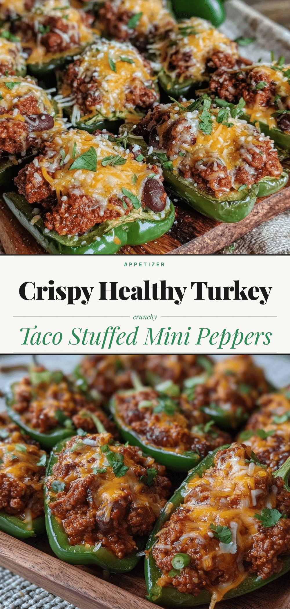 Healthy Game Day Turkey Taco Stuffed Mini Peppers: Kids Love Helping 5 Healthy Game Day Turkey Taco Stuffed Mini Peppers recipe