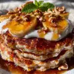 High-Protein Cottage Cheese Banana Pancakes for One - featured image