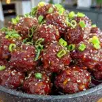 Korean BBQ Meatballs - featured image
