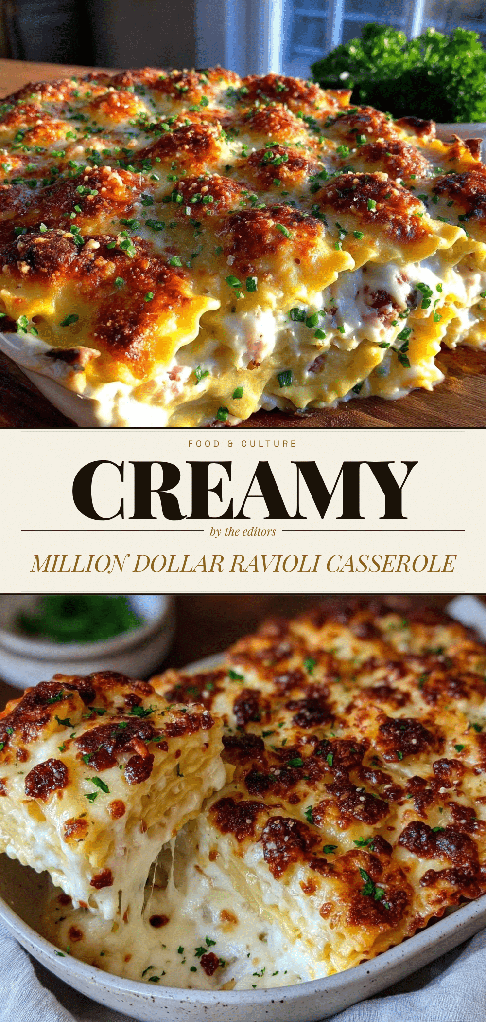 Million Dollar Ravioli Casserole: 3 Cheesy Kid-Friendly Fun 5 Million Dollar Ravioli Casserole recipe