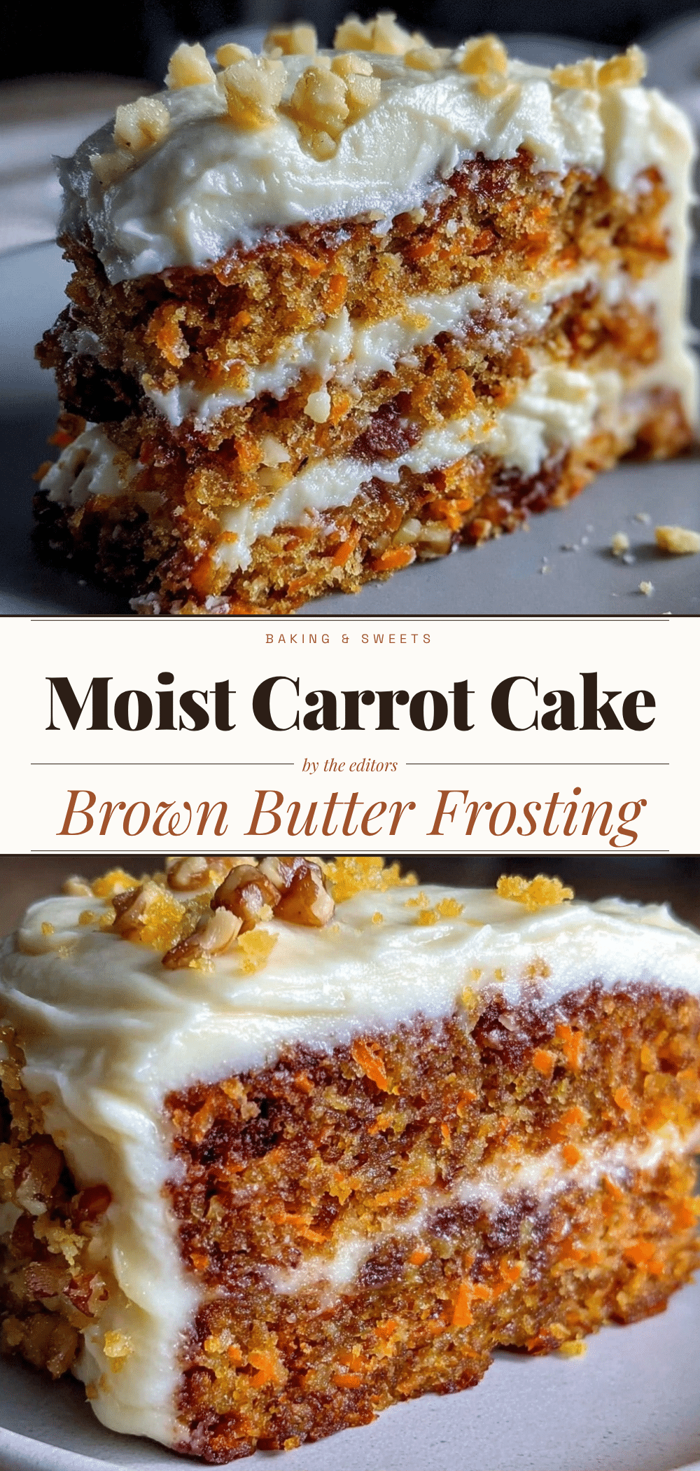 Moist Carrot Cake: Best GF Dairy-Free Recipe 5 moist carrot cake with brown butter frosting recipe