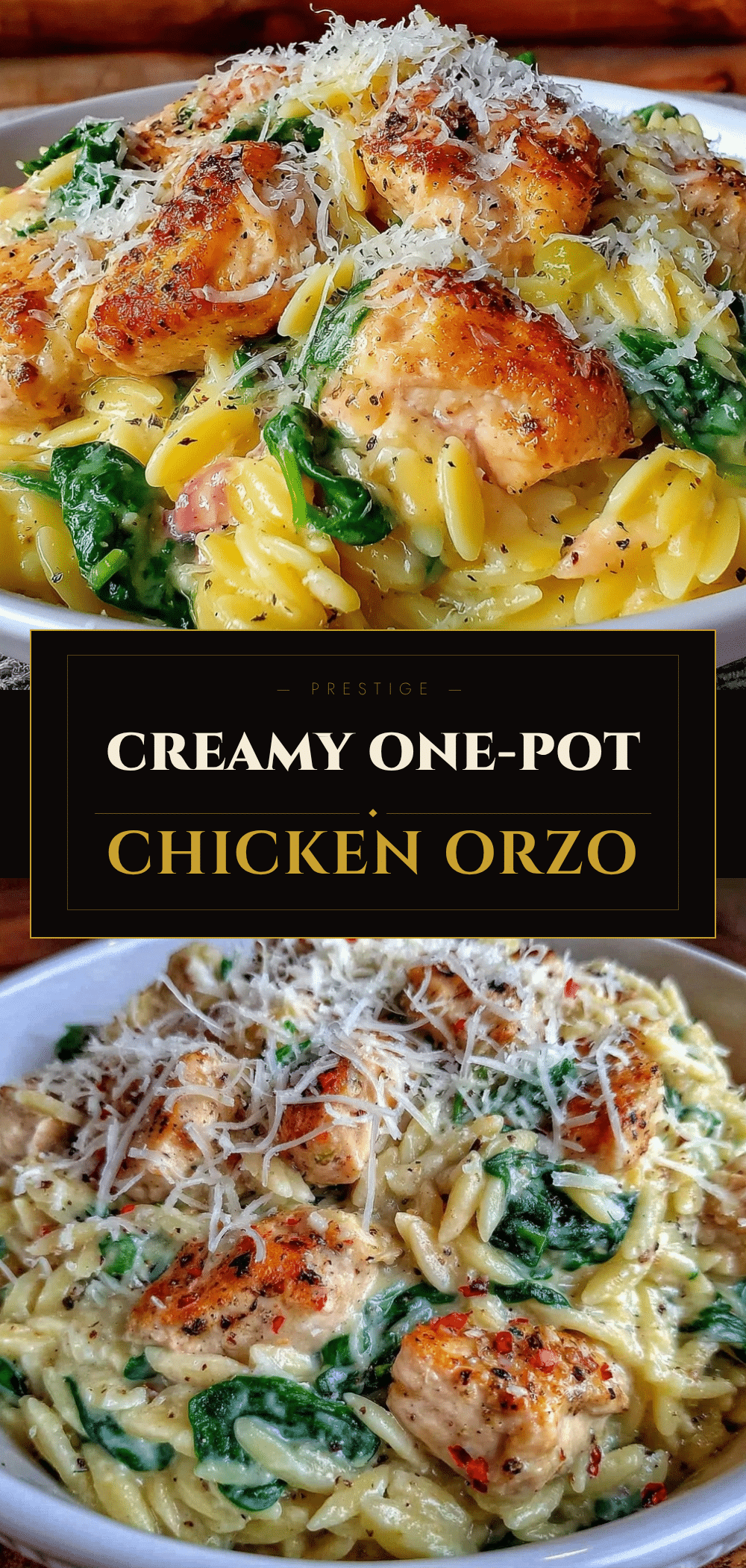 One-Pot Creamy Chicken Orzo: The 1-Trick 25-Minute Meal 5 One-Pot Creamy Chicken Orzo recipe