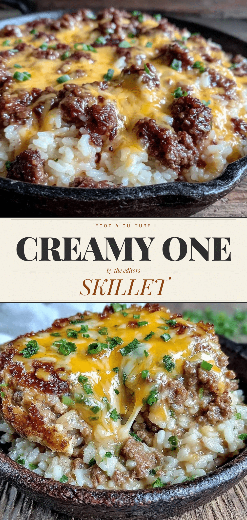 One-Skillet Cheesy Ground Beef and Rice: 20 Mins 5 One-Skillet Cheesy Ground Beef and Rice recipe