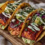 quick blackened salmon tacos - featured image