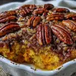 small-batch pumpkin dump cake - featured image