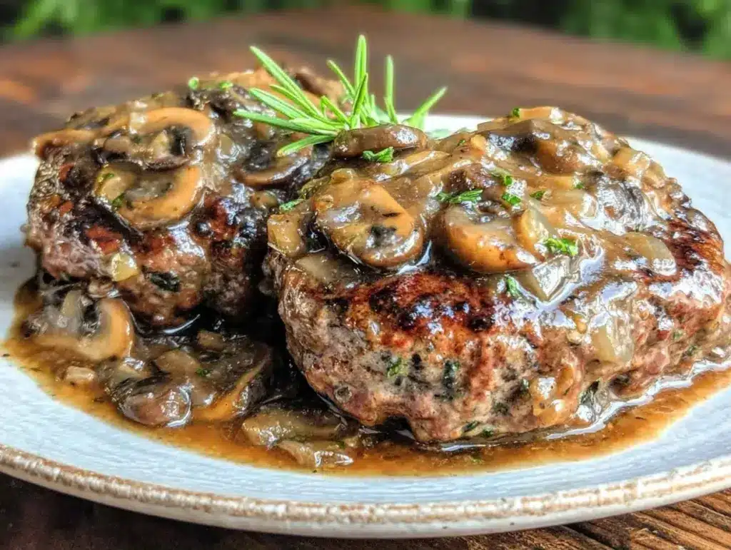 smoked Salisbury steak - featured image