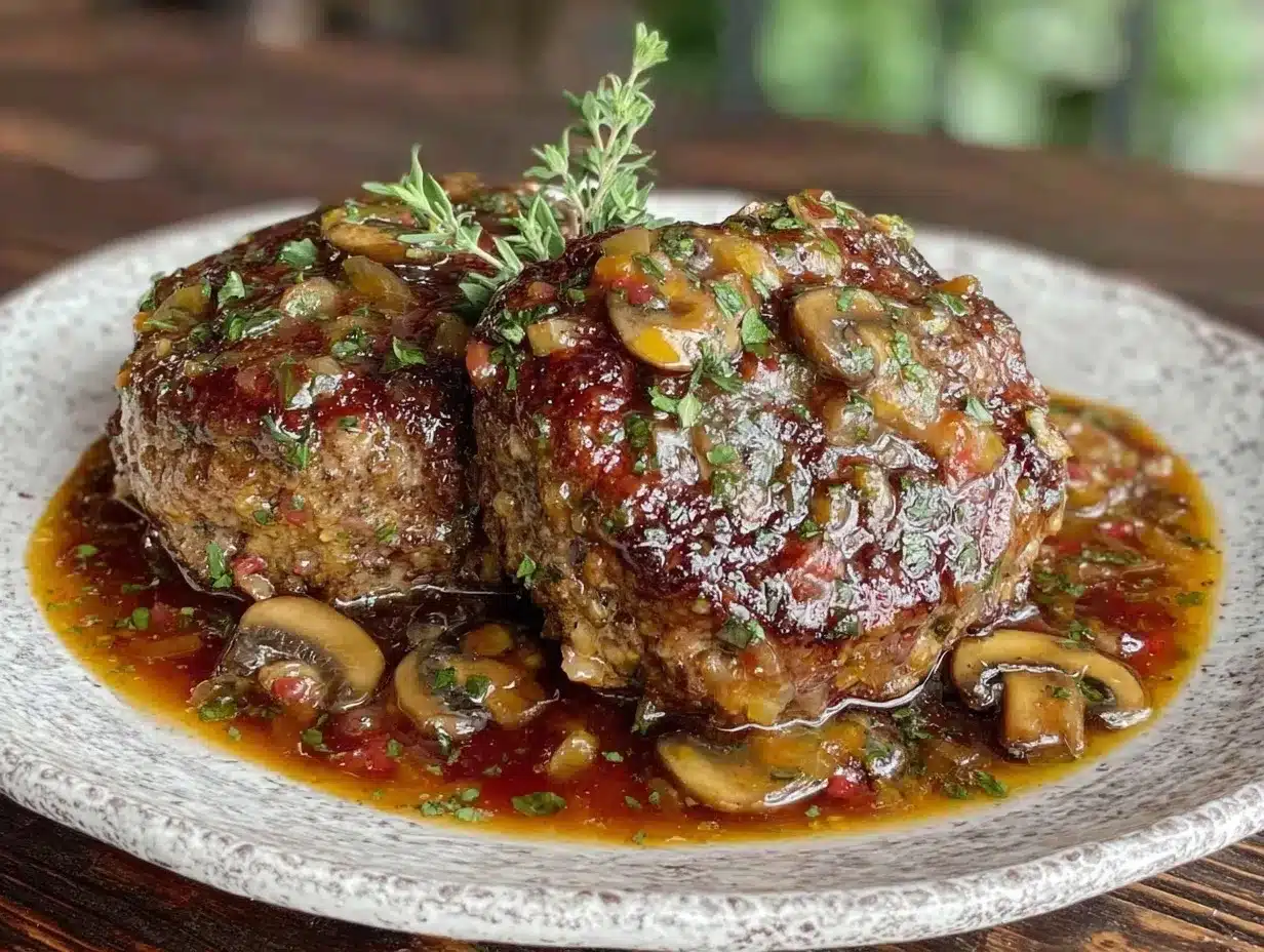 Smoked Salisbury Steak: Best Smoker Recipe 4 smoked Salisbury steak preparation steps