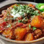 smoky pumpkin chili - featured image