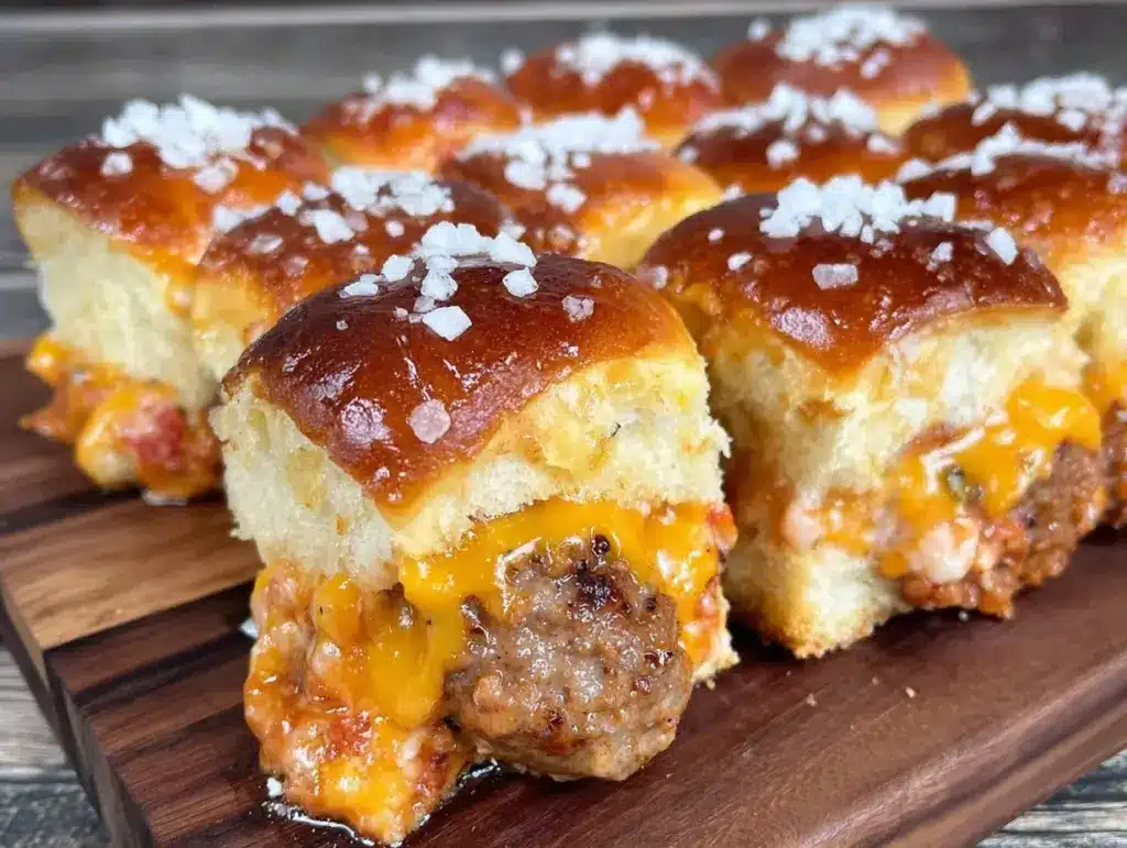 tailgate chili cheese dog sliders - featured image