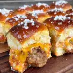 tailgate chili cheese dog sliders - featured image
