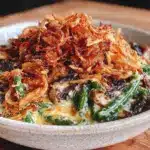 ultimate creamy green bean casserole - featured image