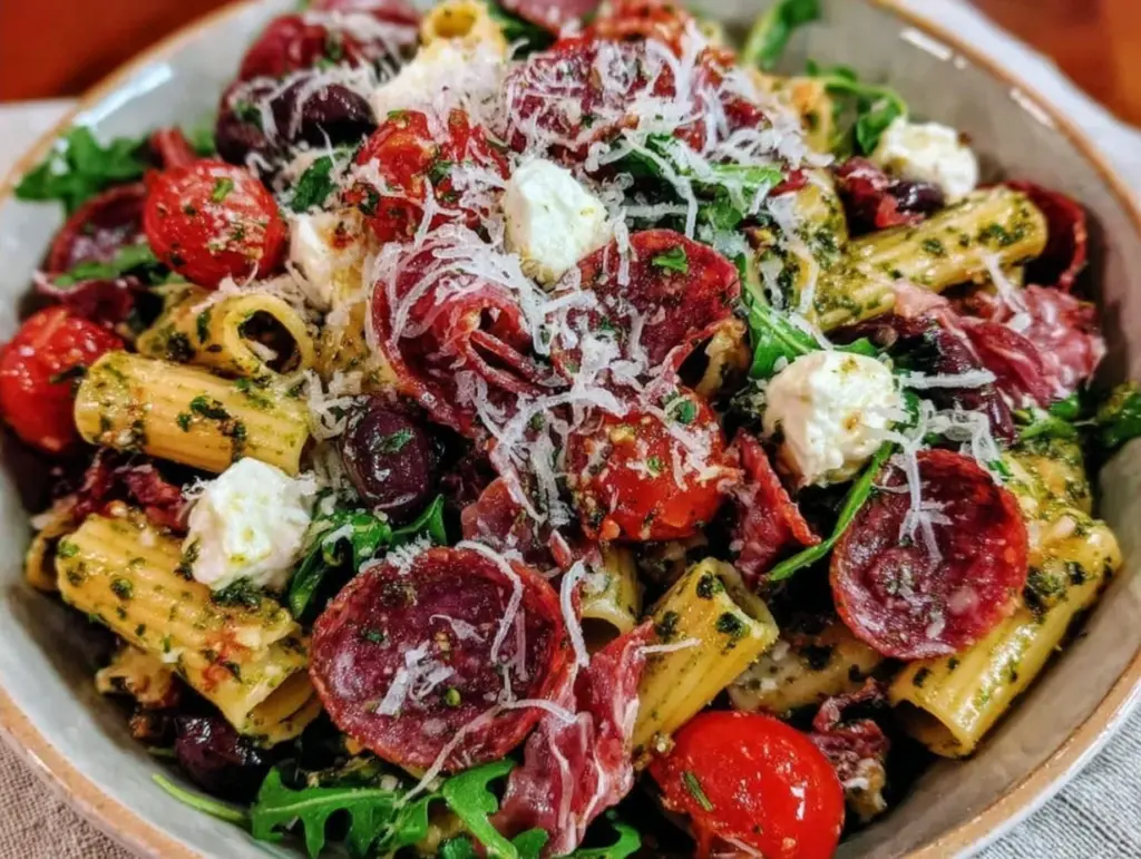 Zesty Italian Antipasto Pasta Salad - featured image
