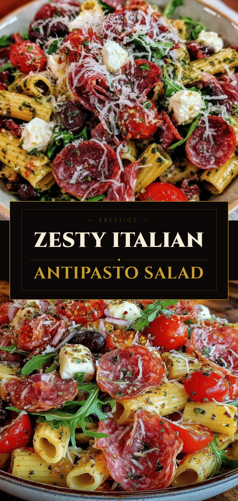 Zesty Italian Antipasto Pasta Salad: Fuel Your Day 5 Zesty Italian Antipasto Pasta Salad recipe